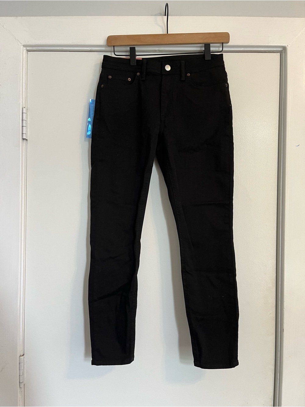 Acne Studios Black Skinny Jeans 29x30 FLAWS
